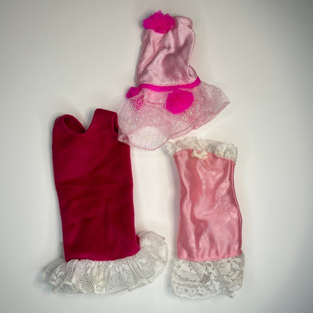 Barbie 1990s fashion pack dress lot of‎ 3